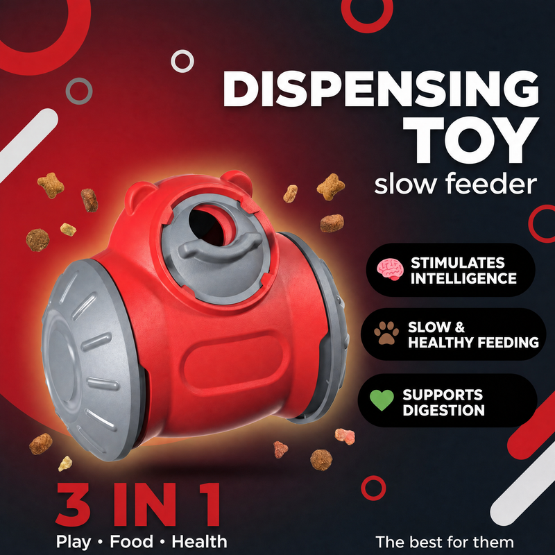 Interactive Feeder for Dogs — Stimulate Their Mind While They Ea
