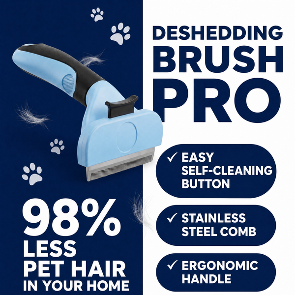 Deshedding Brush for Dogs and Cats — Say Goodbye to Loose Fur