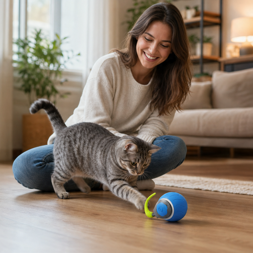 Smart Rechargeable Ball — Your Cat's Ultimate Play Companion